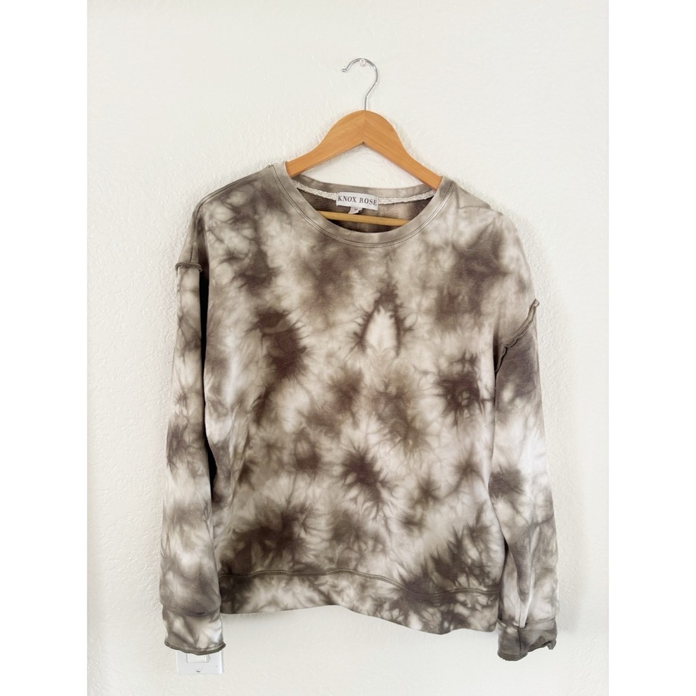 Knox Rose Earthy Tie-Dye Sweatshirt